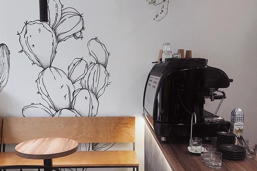 Кав’ярня Cactus Espresso Bar почала працювати на Печерську